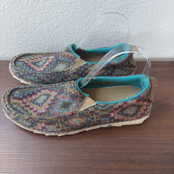 Twisted X Zero X Aztec Slip On Shoe WZXS002 Size 8.5 Women's - Picture 2 of 9